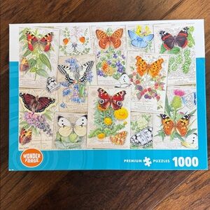 Wonder Forge Butterfly Splendor 1000 Piece Puzzle